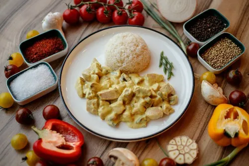 Chicken in Curry Sauce