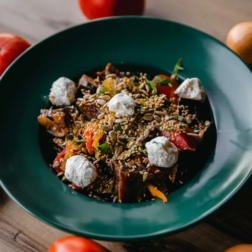 Crispy Eggplant Salad