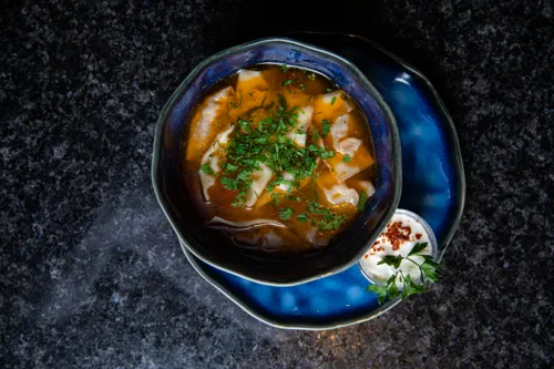 Dumplings soup