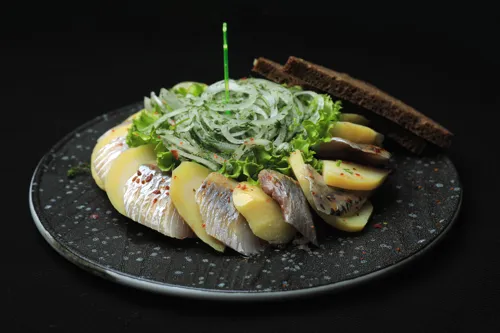 Herring with potatoes