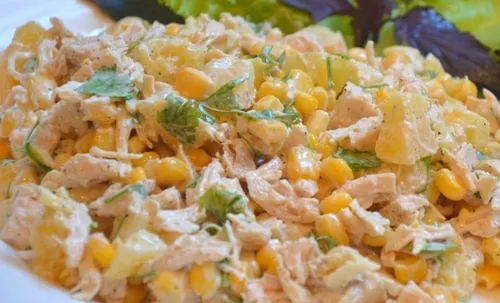 Chicken with pineapple