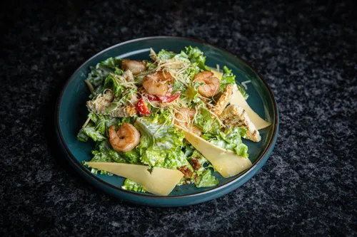 Caesar with shrimp