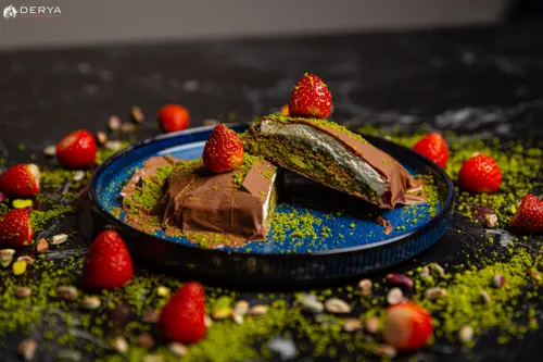 Kadayif with chocolate