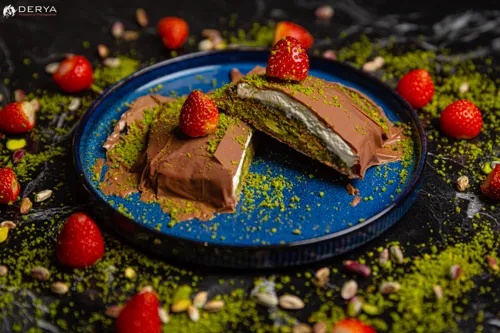 Kadayif with chocolate
