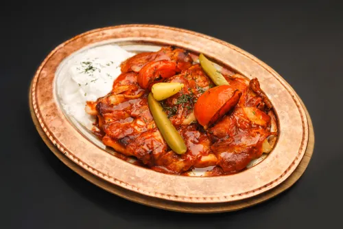 Chicken Iskender kebab