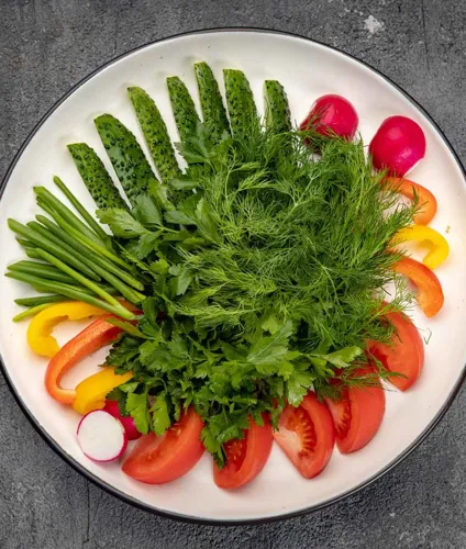 Fresh vegetable assortment