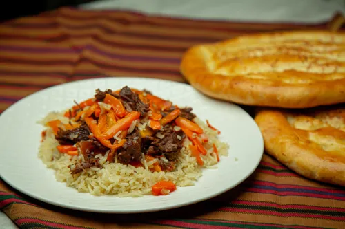 Charcoal pilaf
