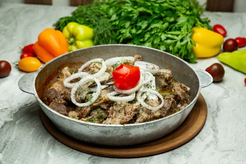Meat saj