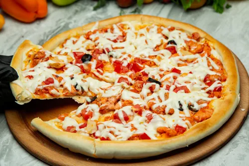 Assorted pizza