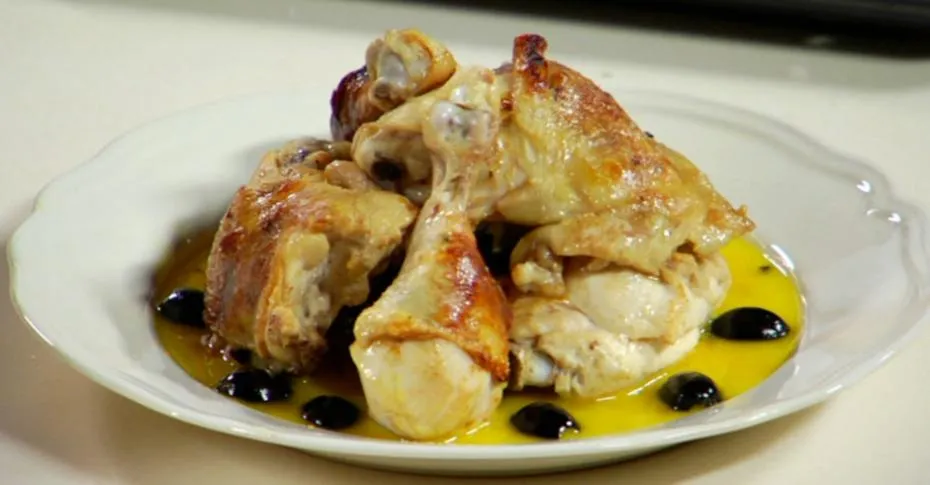 Chicken with butter