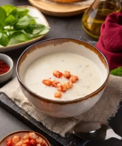 CREAM SOUP WITH CHICKEN