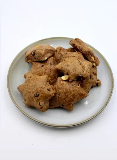 Shortbread sultana drops chocolate