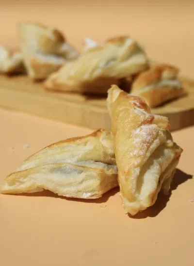 Chocolate puff pastry