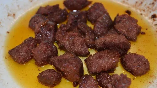 Fried sucuk