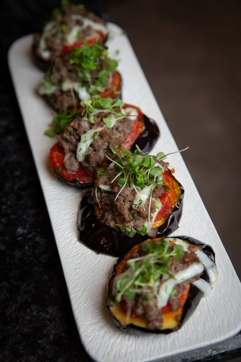 Baked eggplants