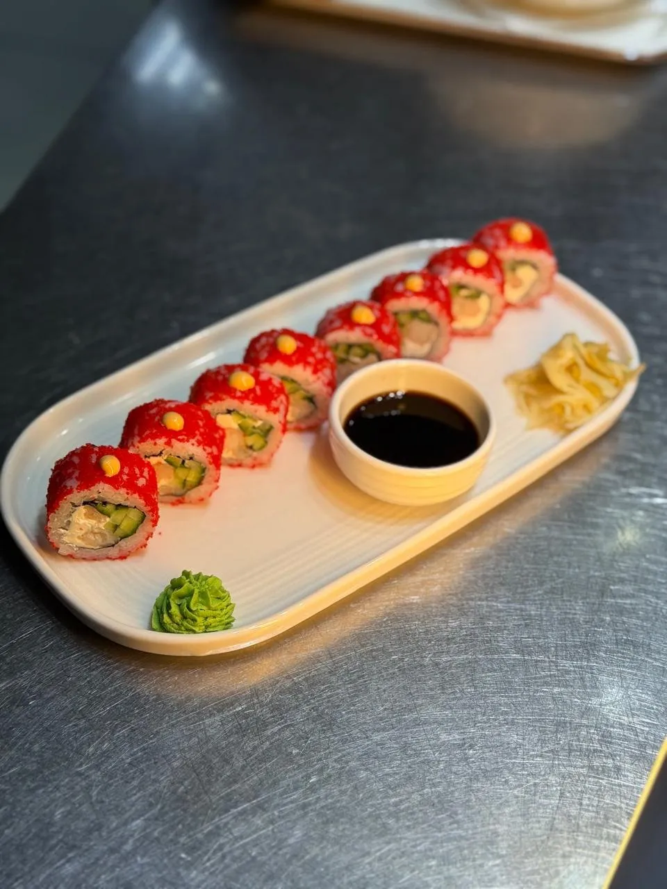 California roll with shrimp